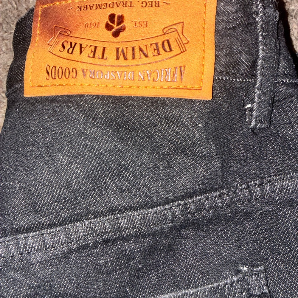 Denim Tears Black Jean Shorts